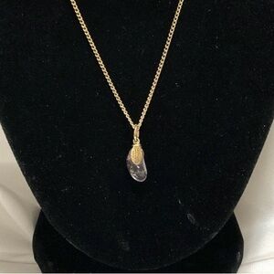 Amethyst colored Stone Pendant testing Jadeite, Spinel, & Idolite